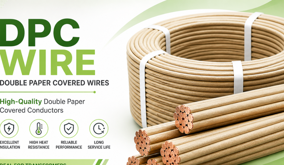 DPC Wire Supplier in India | High-Quality Double Paper Covered Conductors